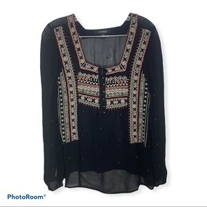 Lucky brand mesh top